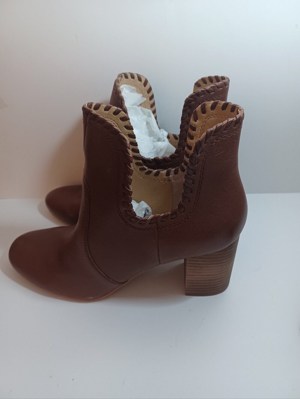 Lucky Brand Leather Boots New With SCOFFING Size 10.5